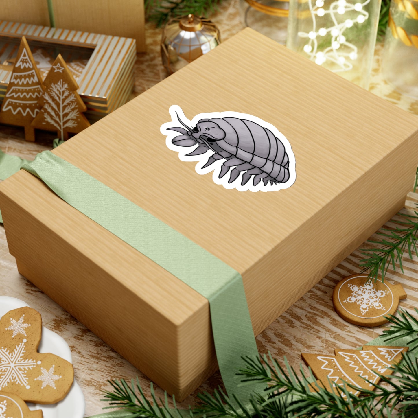 Giant Isopod ocean marine sea animal Kiss-Cut Sticker