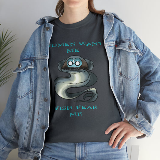 Telescope Fish Women want me fish fear me Unisex T-shirt