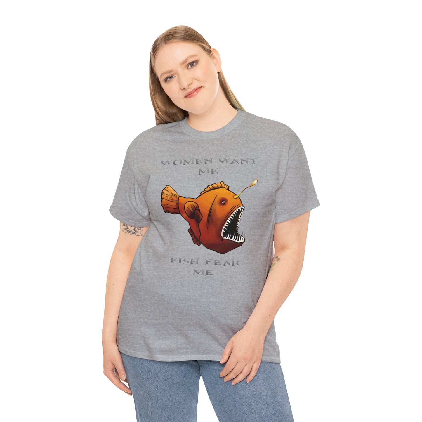 Angler fish Women want me fish fear me Unisex T-shirt
