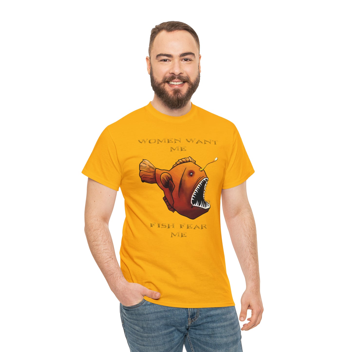 Angler fish Women want me fish fear me Unisex T-shirt