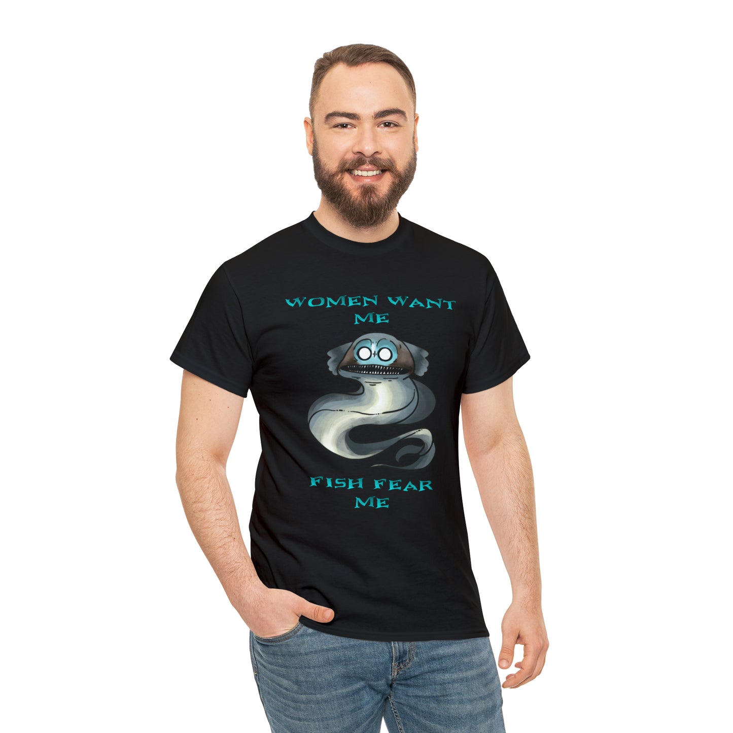 Telescope Fish Women want me fish fear me Unisex T-shirt