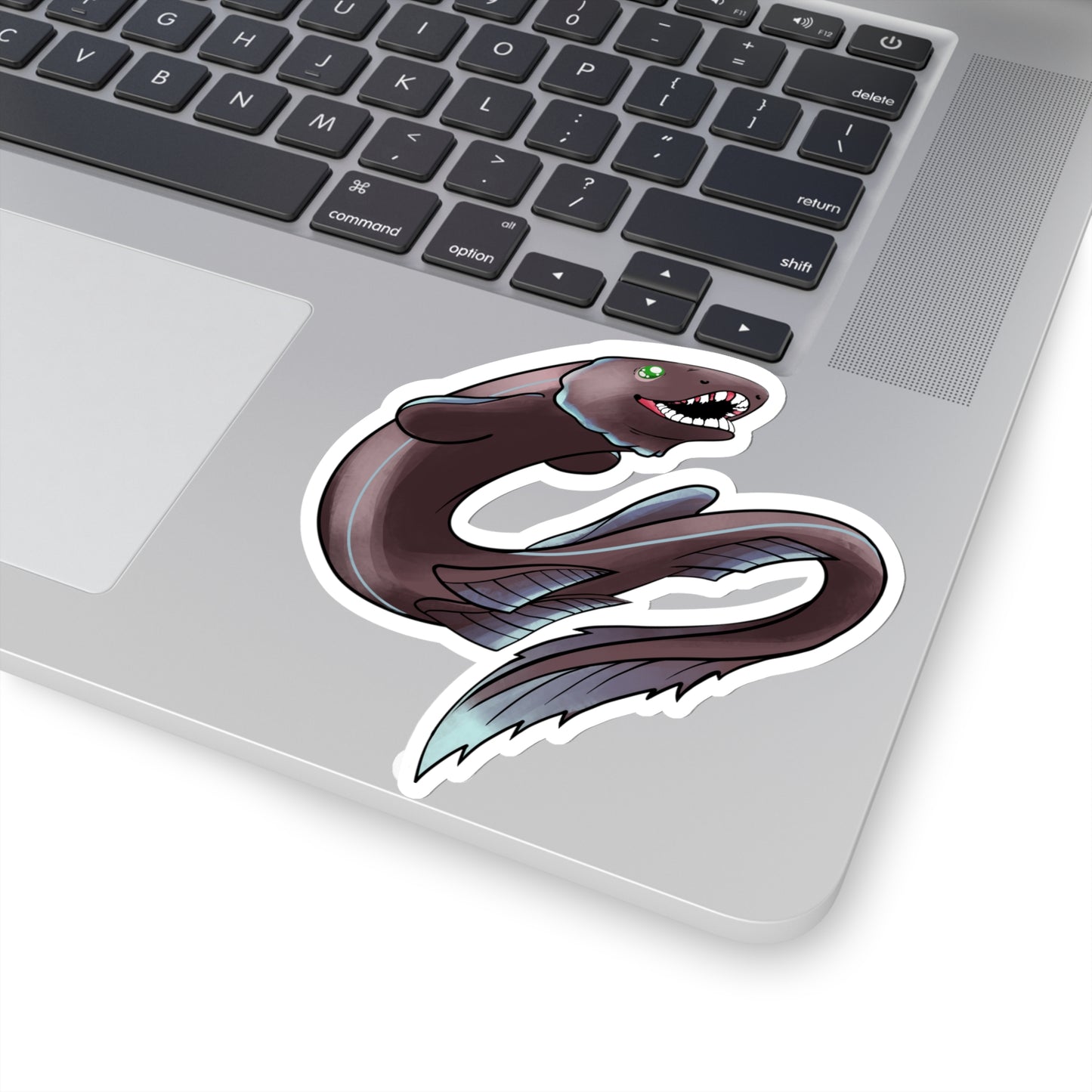 Frilled shark ocean marine sea animal Kiss-Cut Sticker