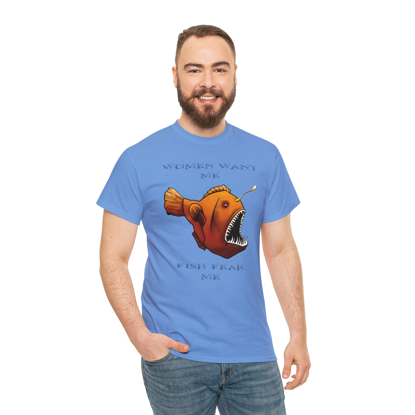 Angler fish Women want me fish fear me Unisex T-shirt