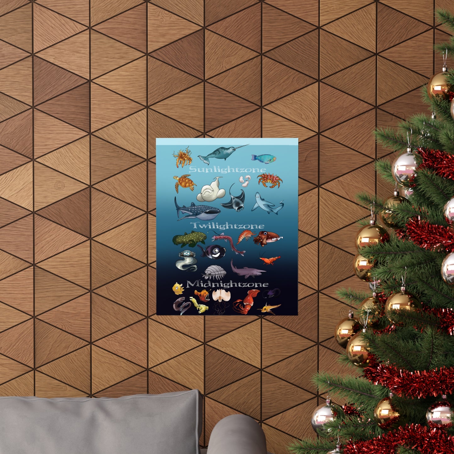 Ocean Zones Premium Matte Vertical Posters