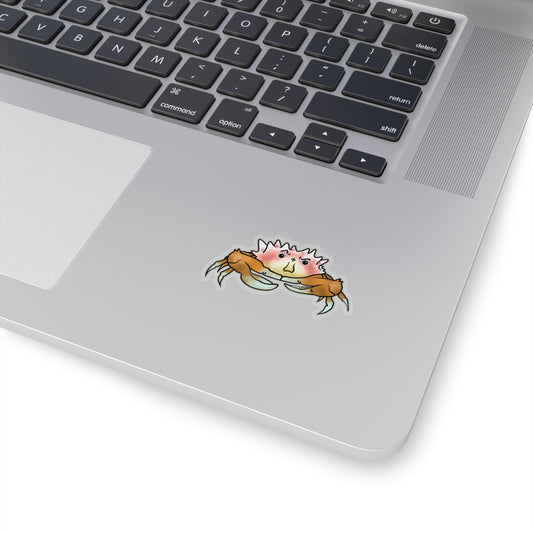 Crab heteronucia vesiculosa ocean marine sea animal Kiss-Cut Sticker