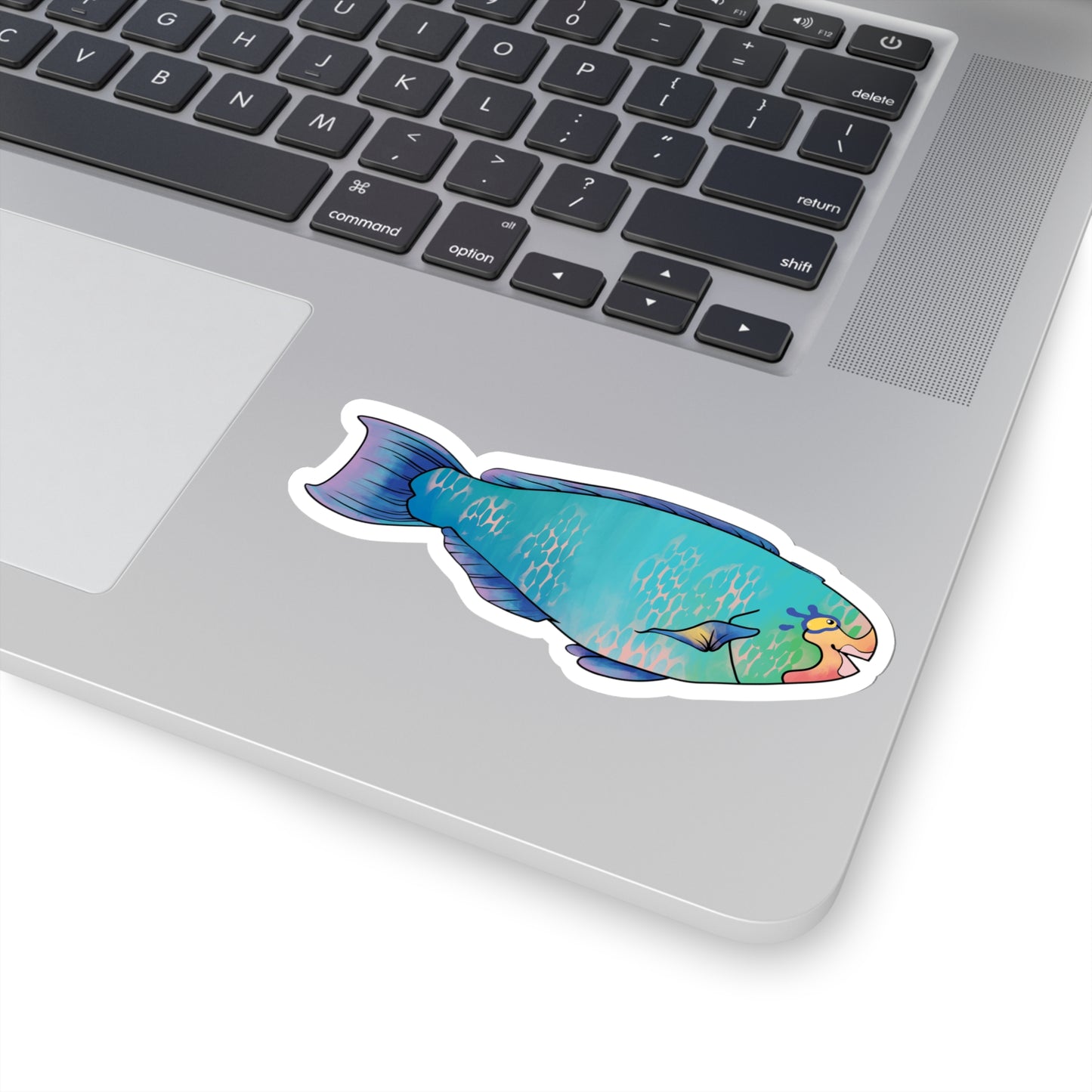 Parrot fish Tropical fish ocean marine animal Kiss-Cut Sticker