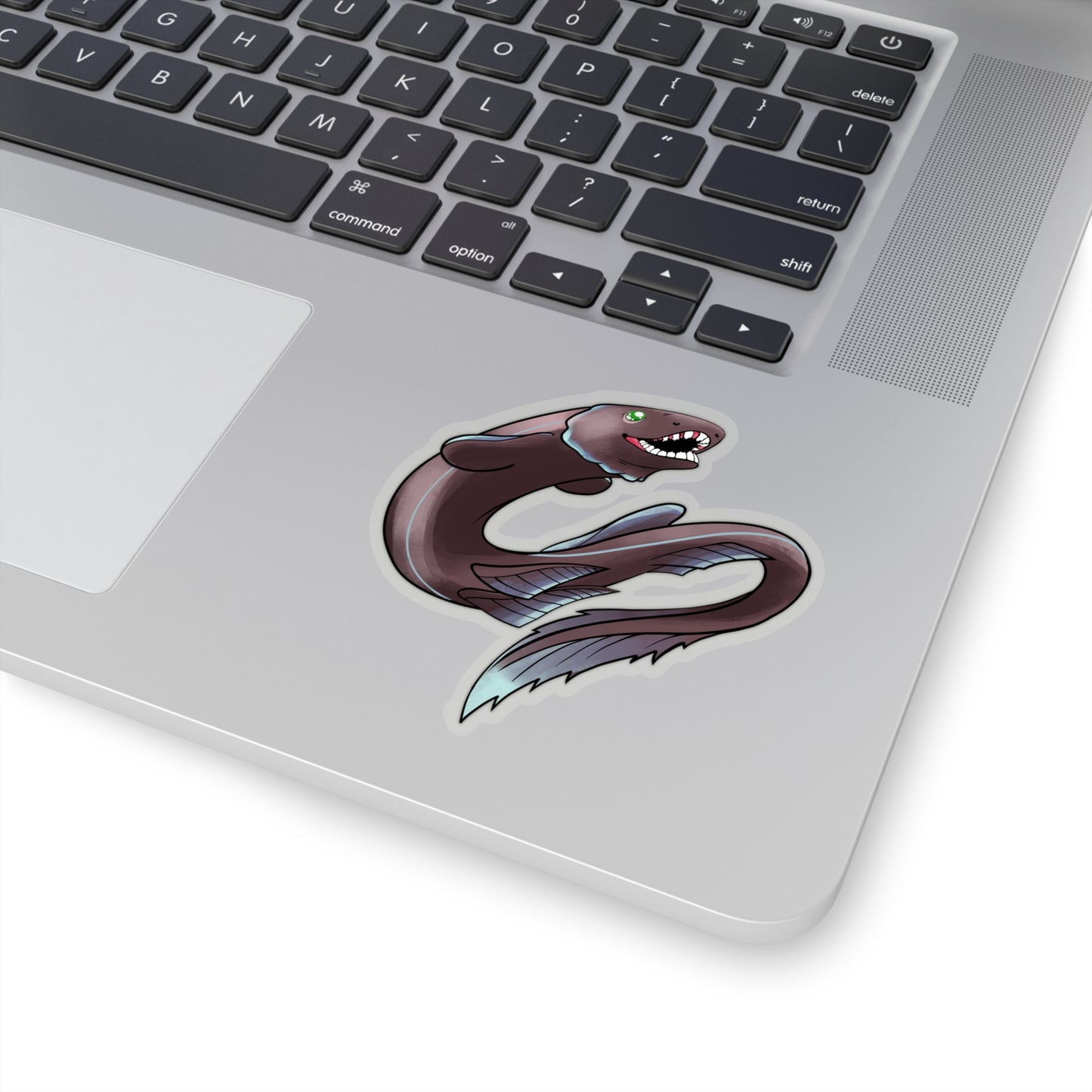 Frilled shark ocean marine sea animal Kiss-Cut Sticker