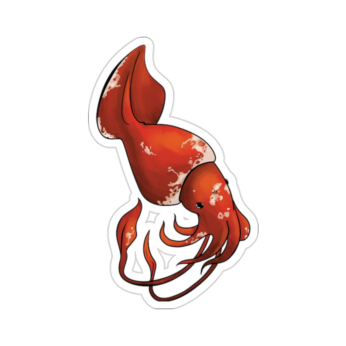 Colossal Squid giant squid ocean marine sea animal Kiss-Cut Sticker