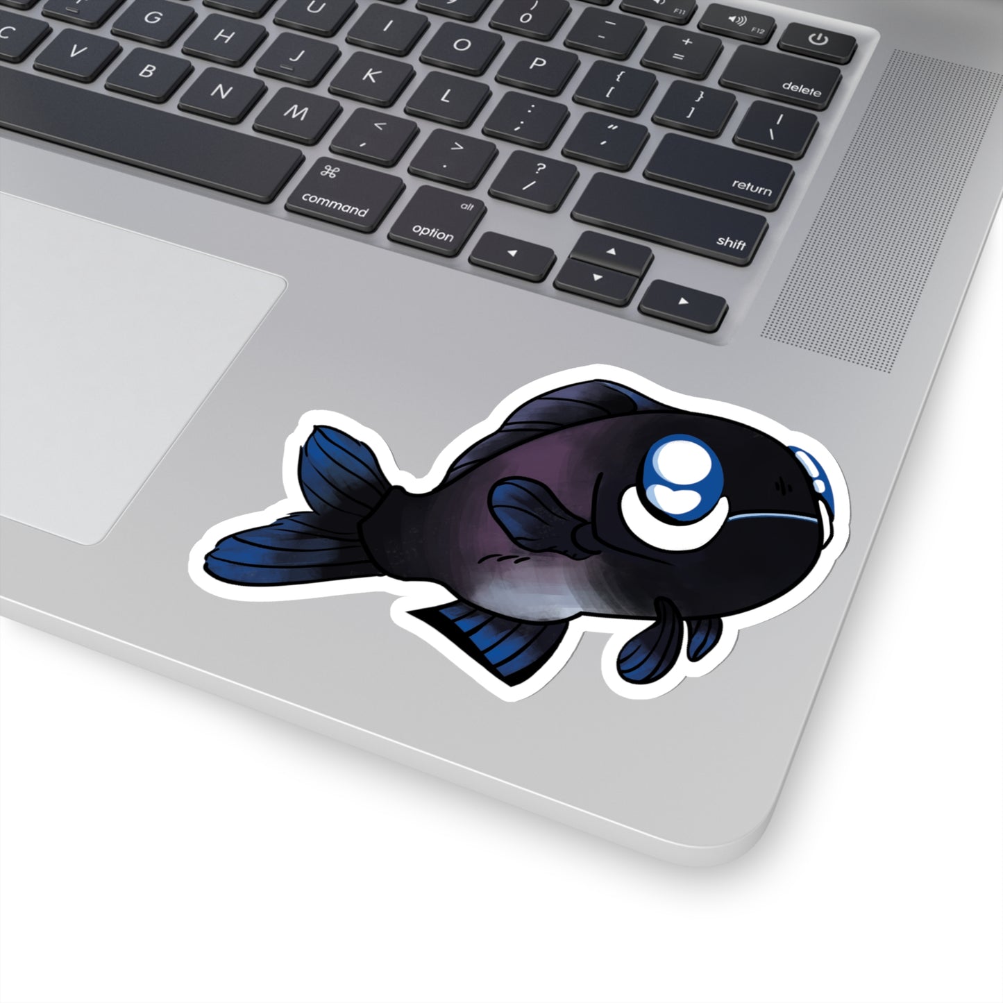 Cute Flashlight fish ocean marine sea animal Kiss-Cut Sticker