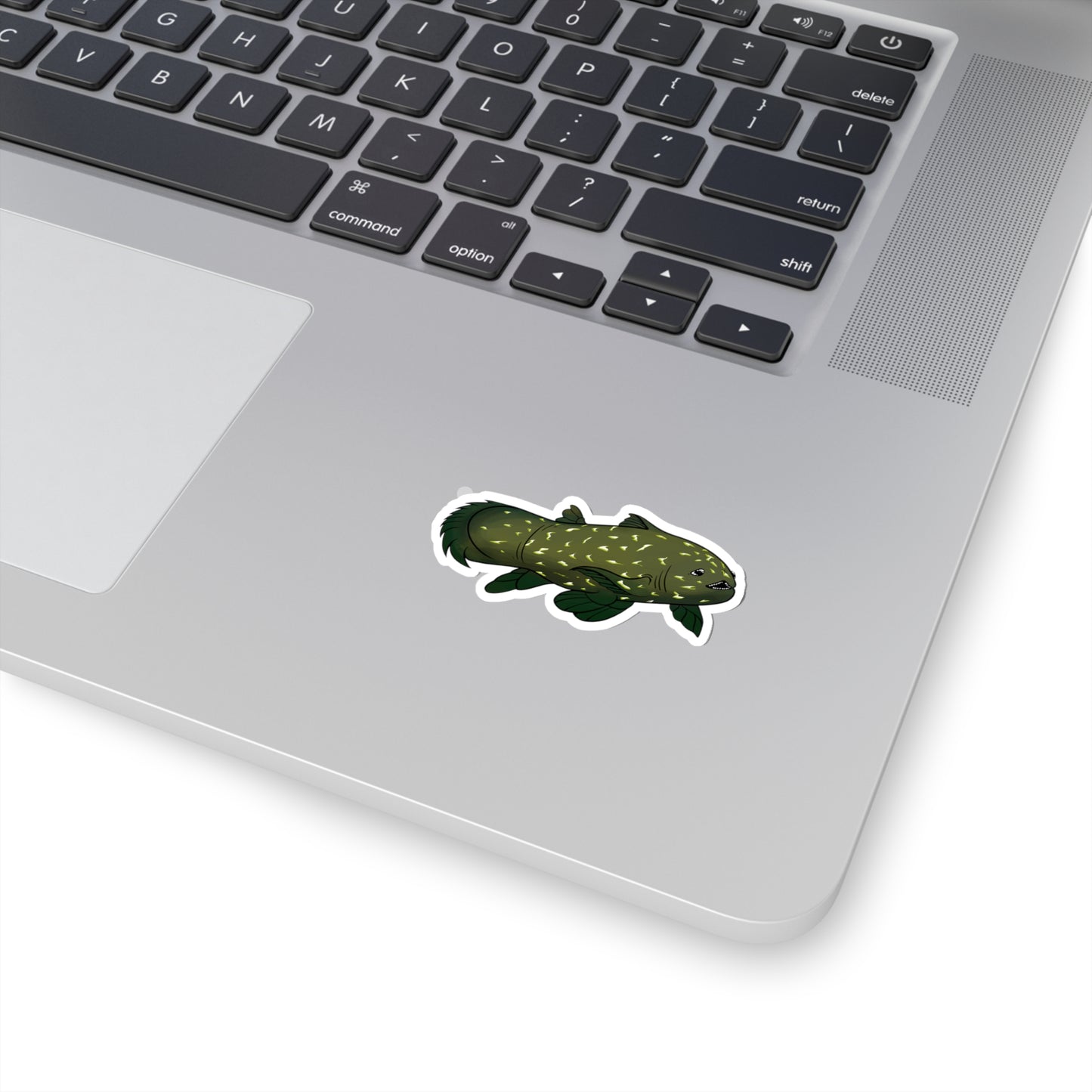 Coelacanth fish deep sea ancient lobe finned ocean marine animal Kiss-Cut Sticker