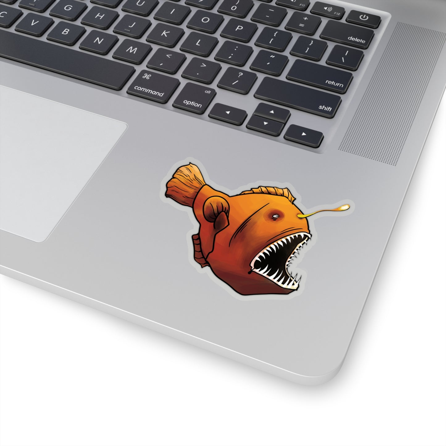 Angler fish deep sea midnight zone marine animal Kiss-Cut Sticker