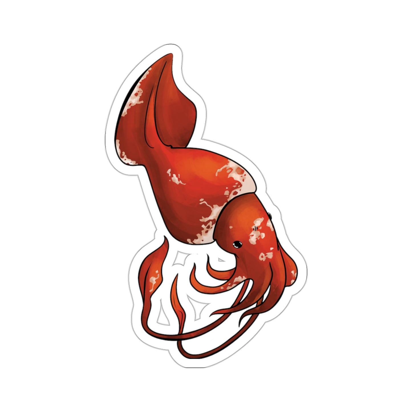Colossal Squid giant squid ocean marine sea animal Kiss-Cut Sticker