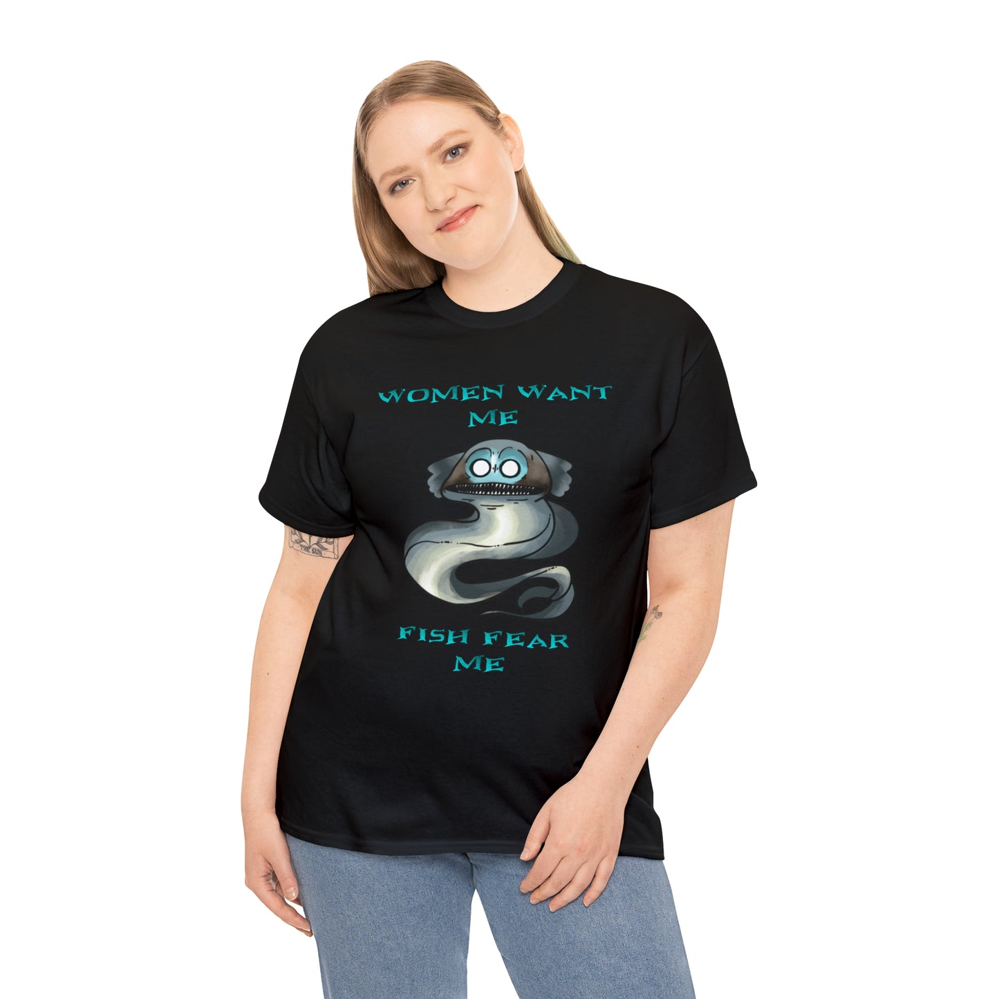 Telescope Fish Women want me fish fear me Unisex T-shirt