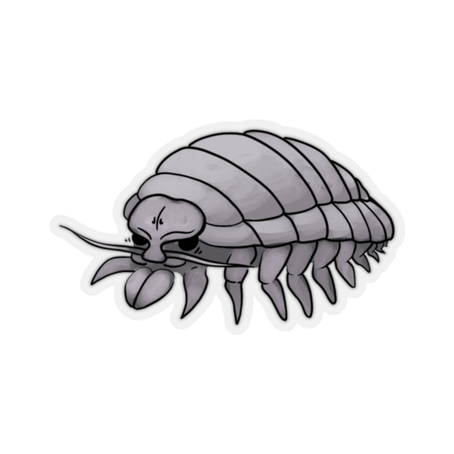 Giant Isopod ocean marine sea animal Kiss-Cut Sticker