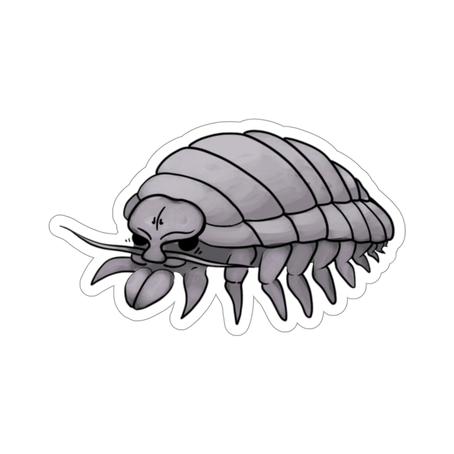 Giant Isopod ocean marine sea animal Kiss-Cut Sticker