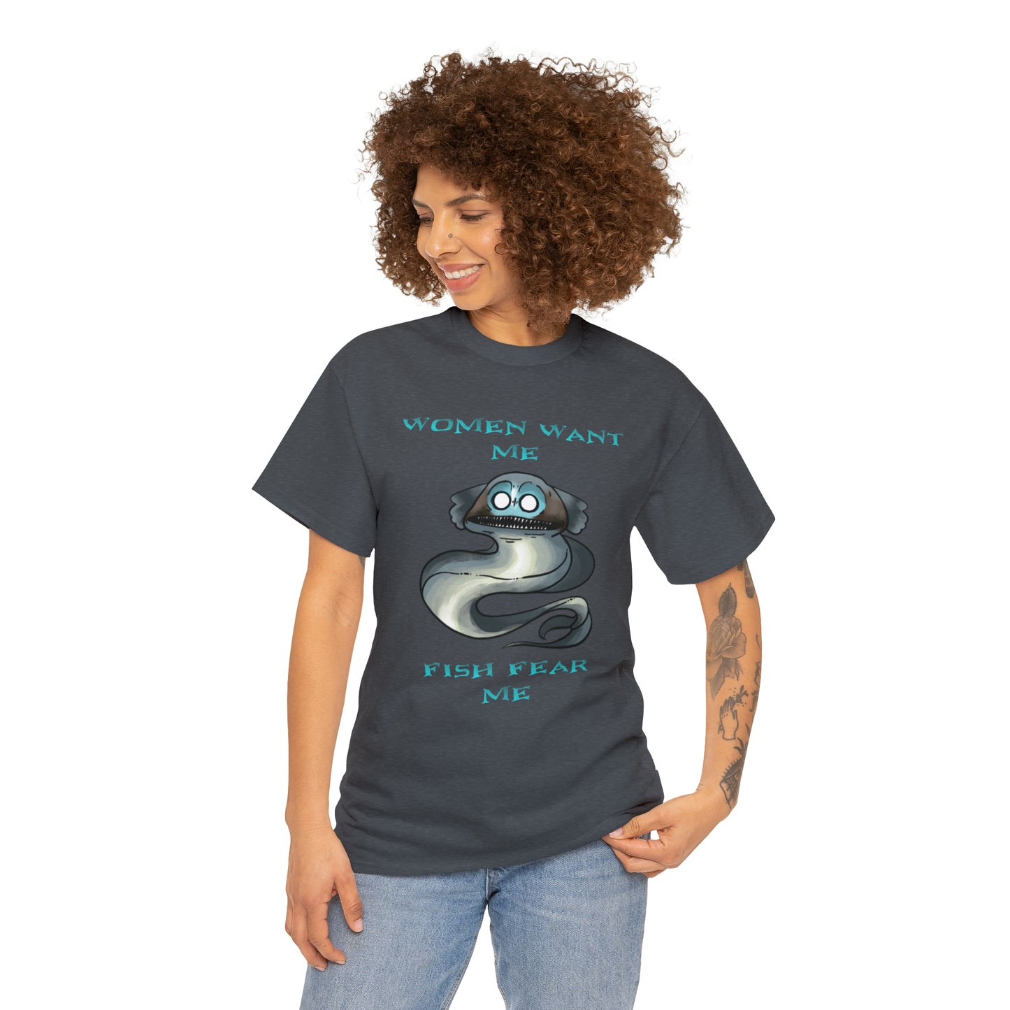 Telescope Fish Women want me fish fear me Unisex T-shirt