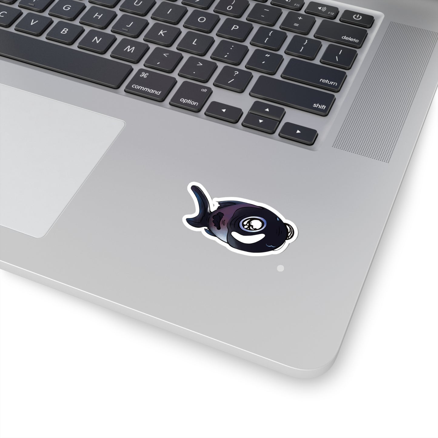 Cute Flashlight fish ocean marine sea animal Kiss-Cut Sticker