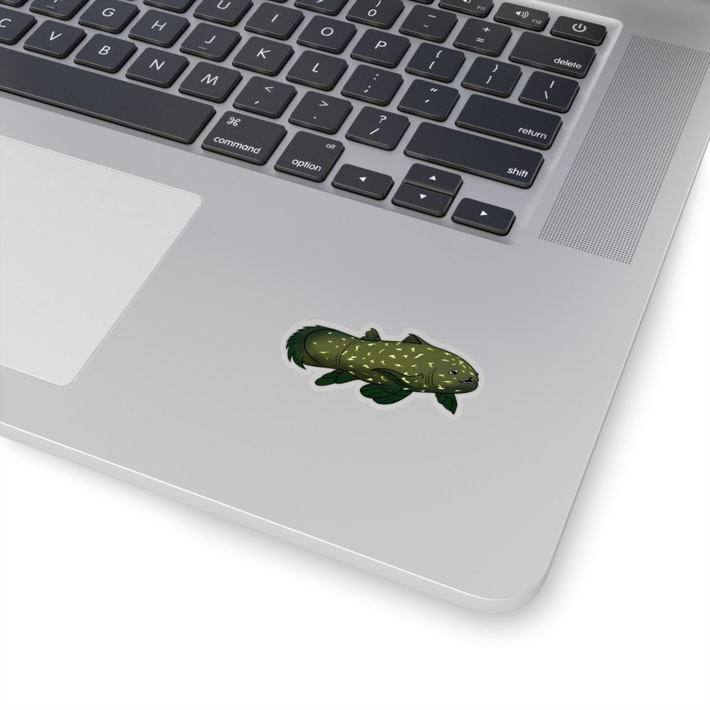 Coelacanth fish deep sea ancient lobe finned ocean marine animal Kiss-Cut Sticker