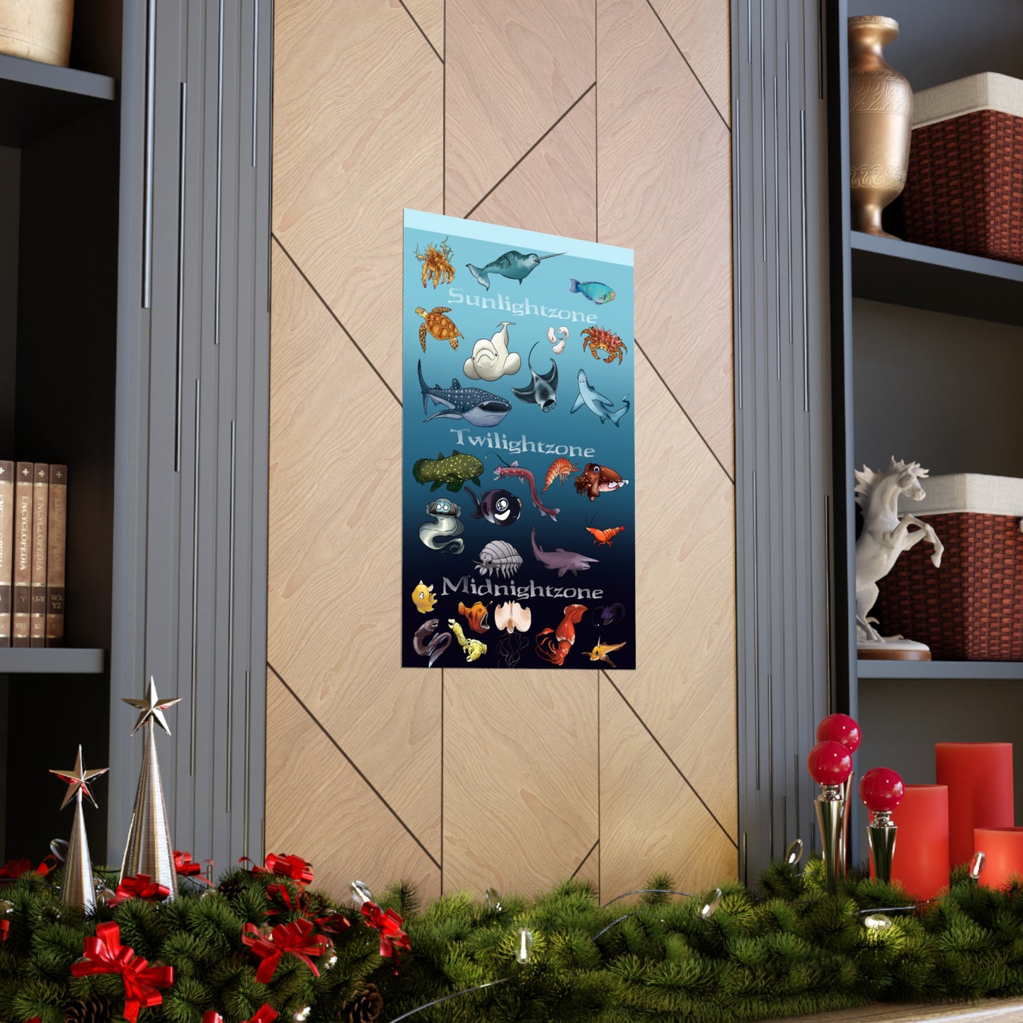 Ocean Zones Premium Matte Vertical Posters