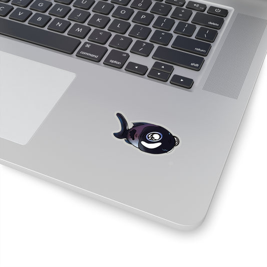 Cute Flashlight fish ocean marine sea animal Kiss-Cut Sticker