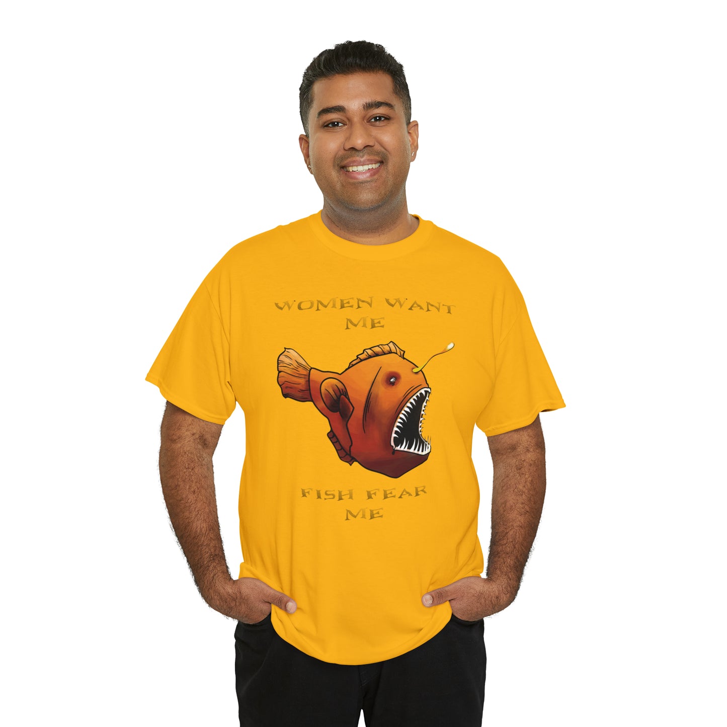 Angler fish Women want me fish fear me Unisex T-shirt