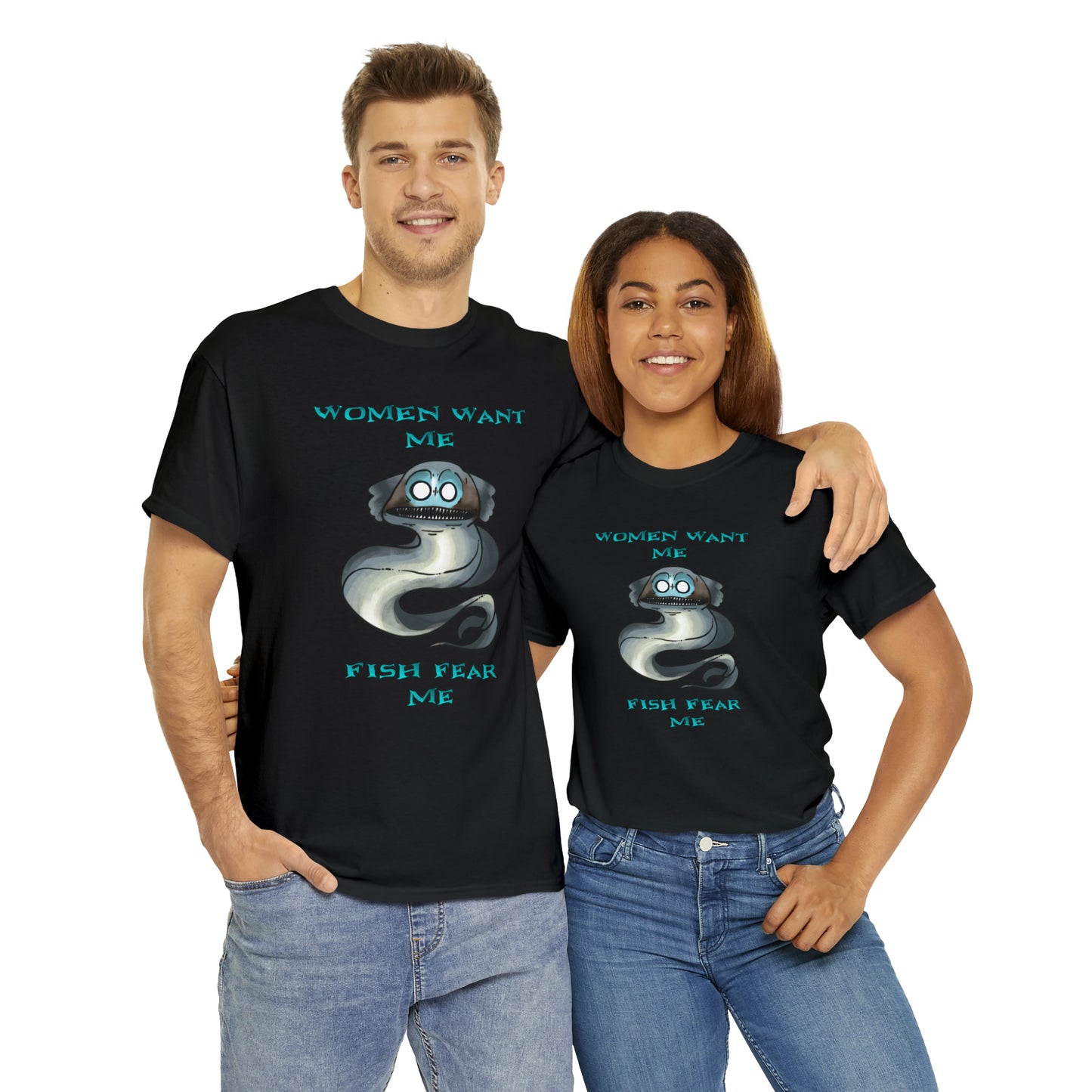 Telescope Fish Women want me fish fear me Unisex T-shirt