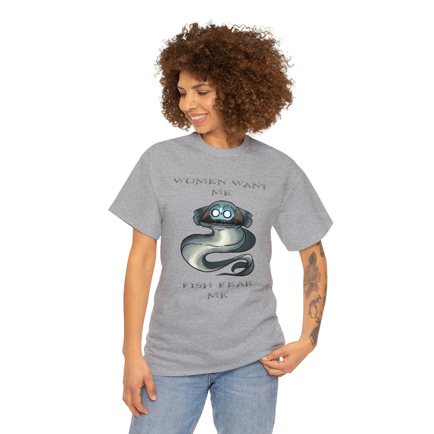 Telescope Fish Women want me fish fear me Unisex T-shirt