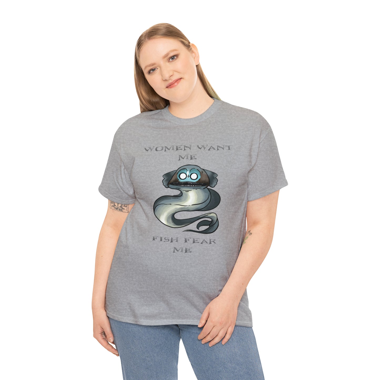 Telescope Fish Women want me fish fear me Unisex T-shirt