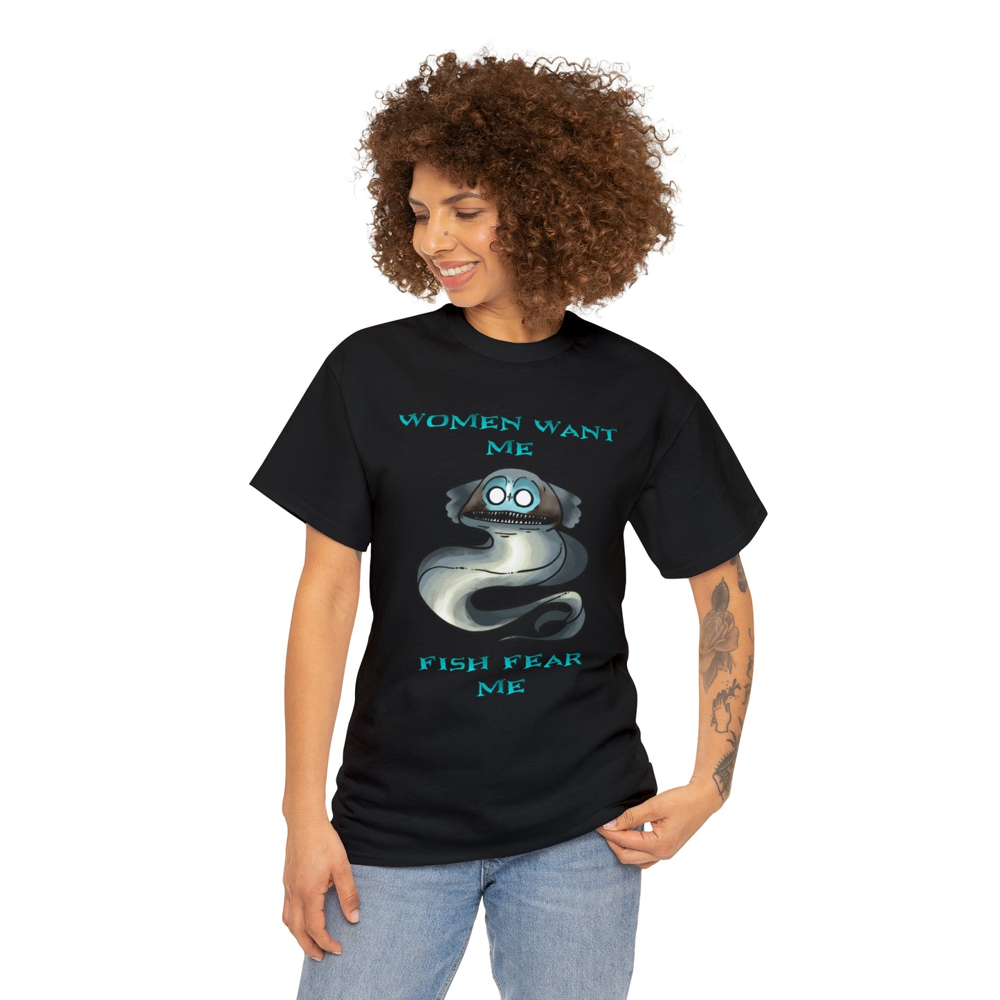 Telescope Fish Women want me fish fear me Unisex T-shirt