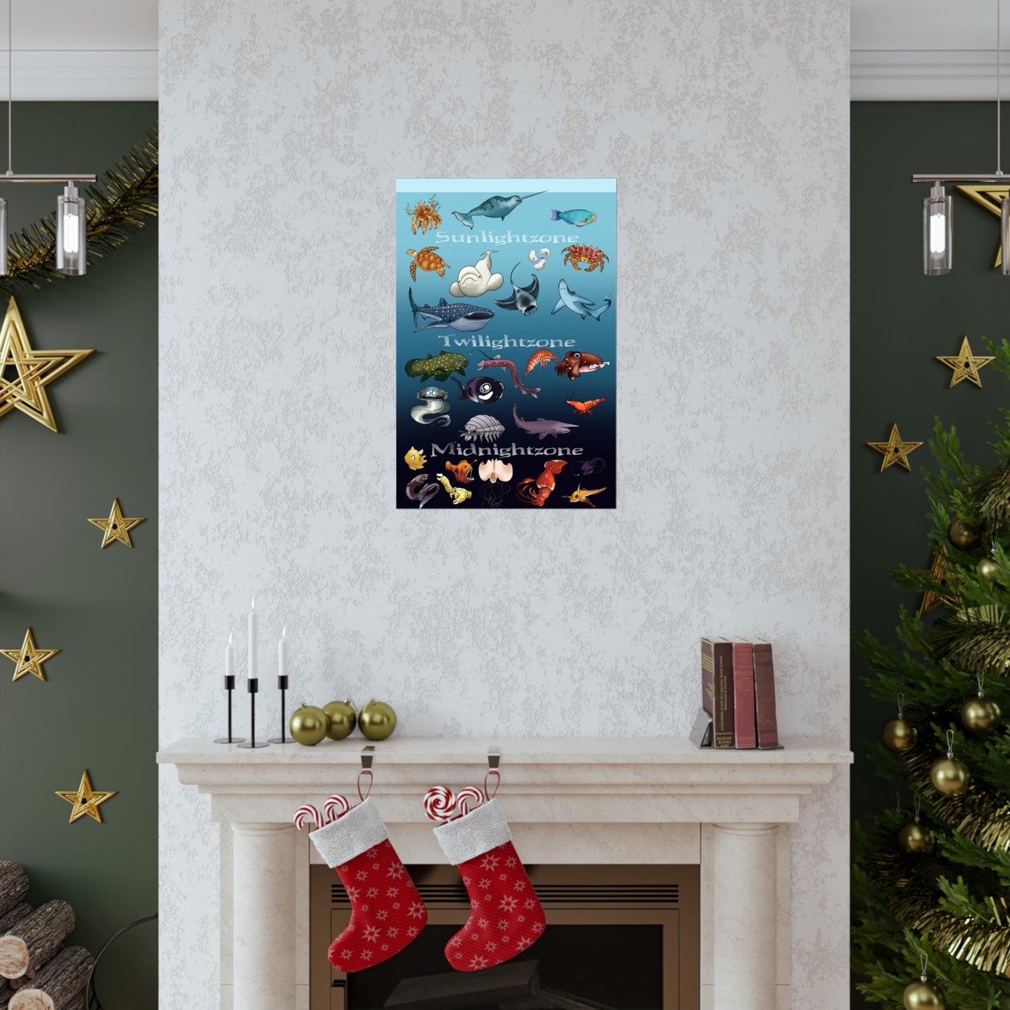 Ocean Zones Premium Matte Vertical Posters