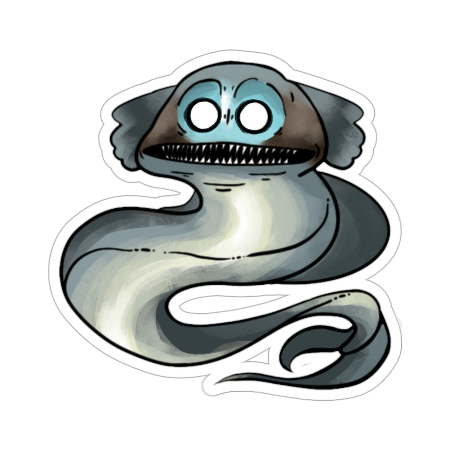 Telescope fish ocean marine animal Kiss-Cut Sticker