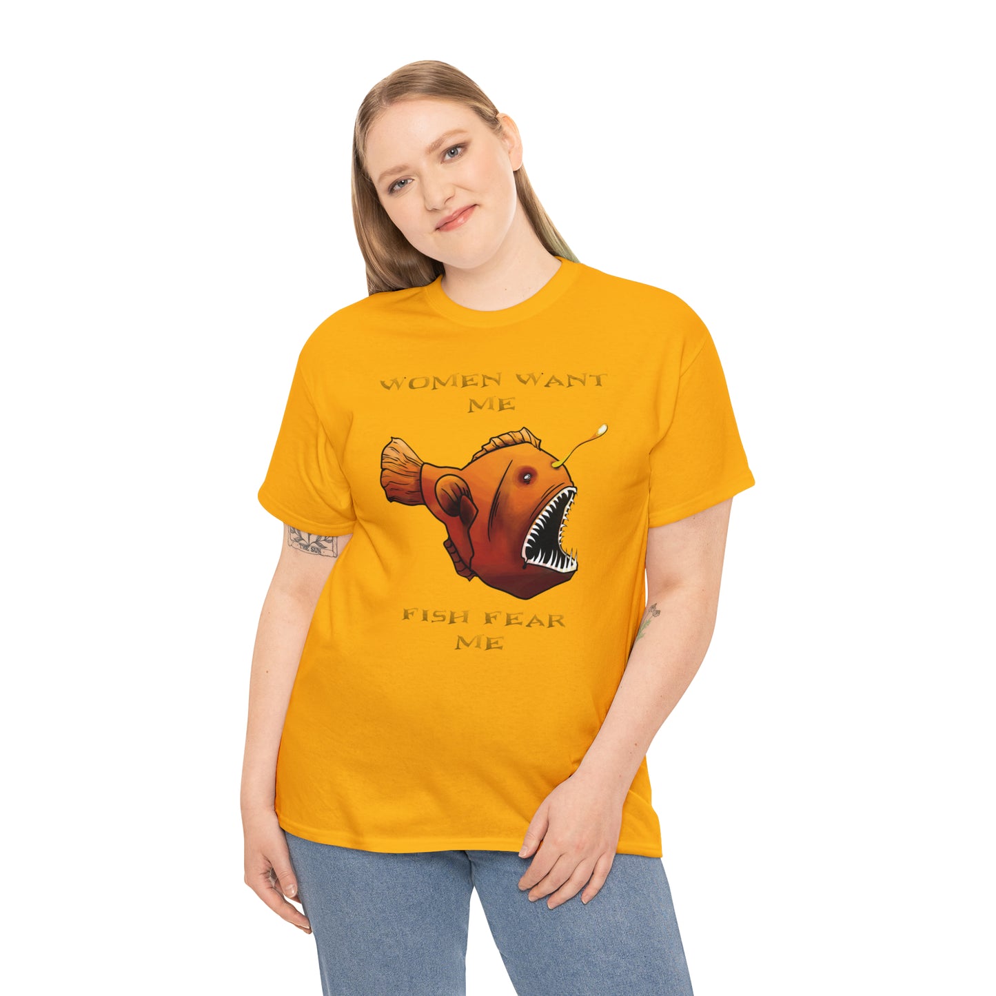 Angler fish Women want me fish fear me Unisex T-shirt