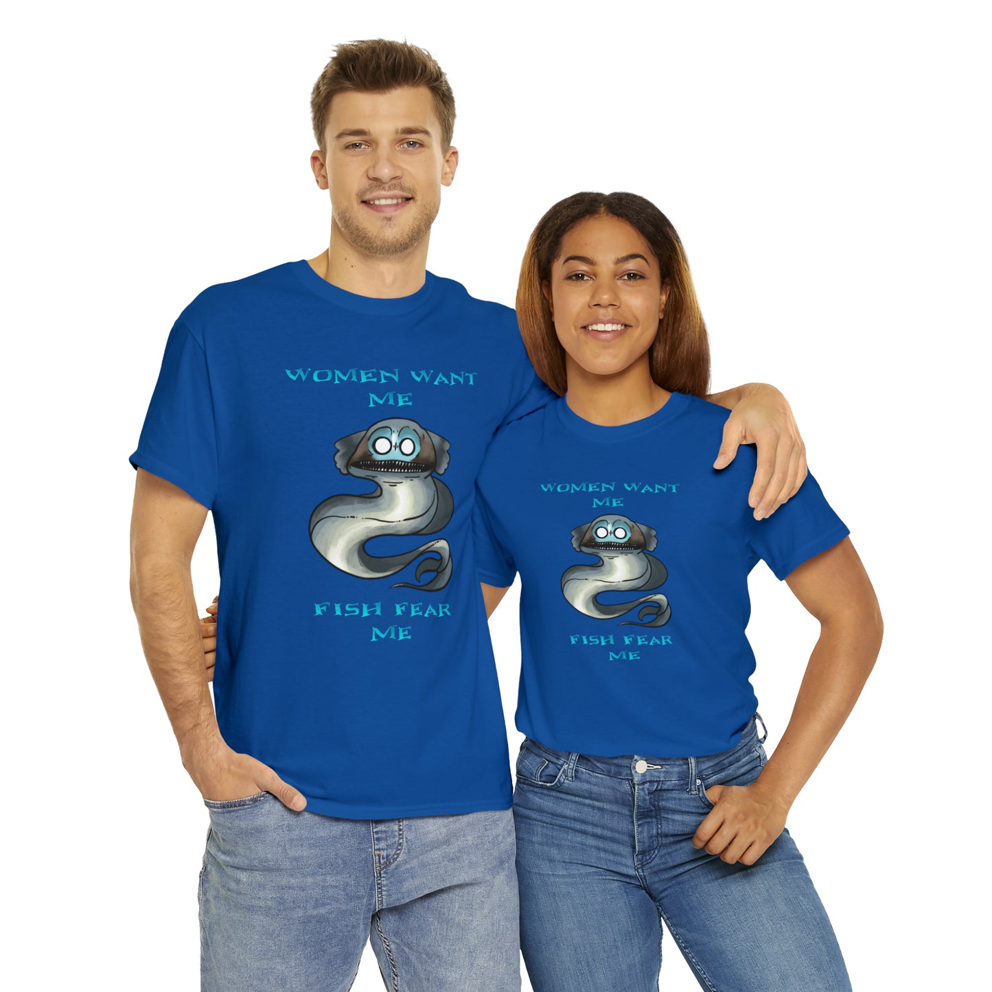 Telescope Fish Women want me fish fear me Unisex T-shirt