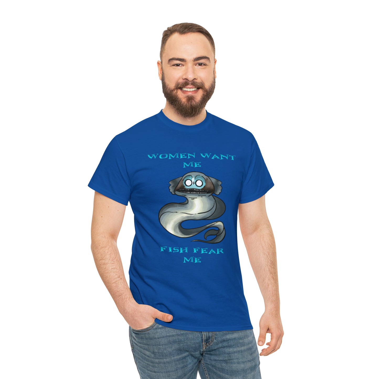 Telescope Fish Women want me fish fear me Unisex T-shirt