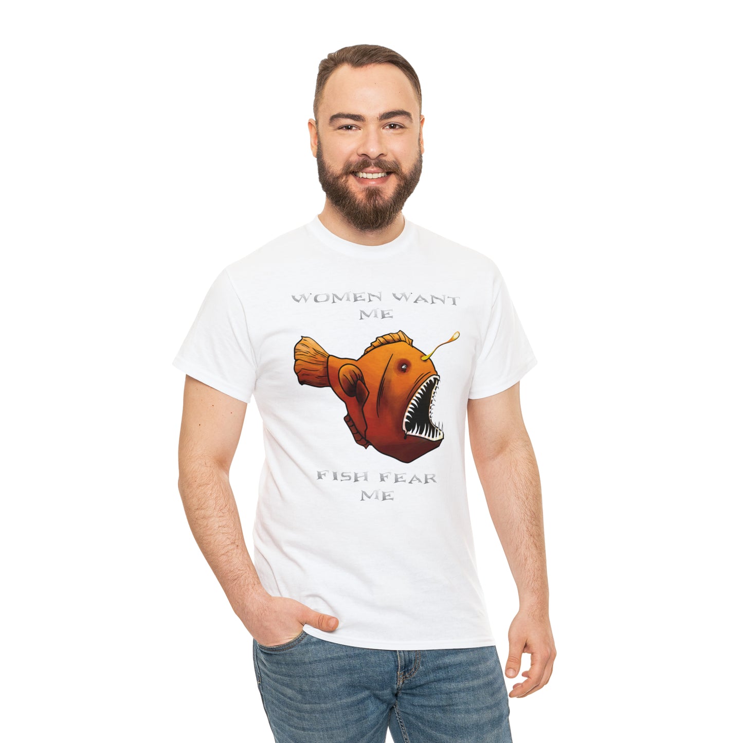 Angler fish Women want me fish fear me Unisex T-shirt