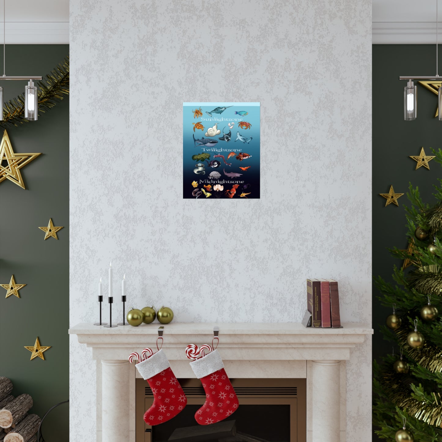Ocean Zones Premium Matte Vertical Posters