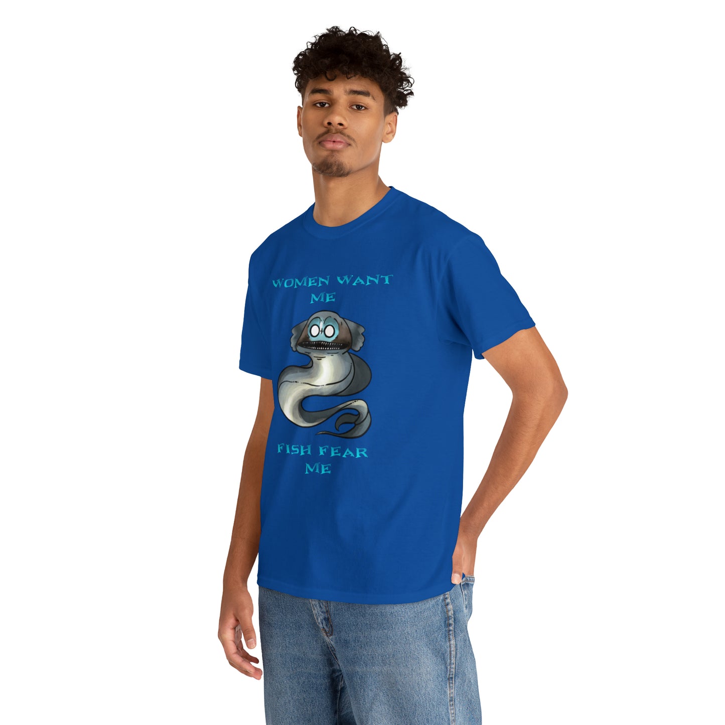 Telescope Fish Women want me fish fear me Unisex T-shirt