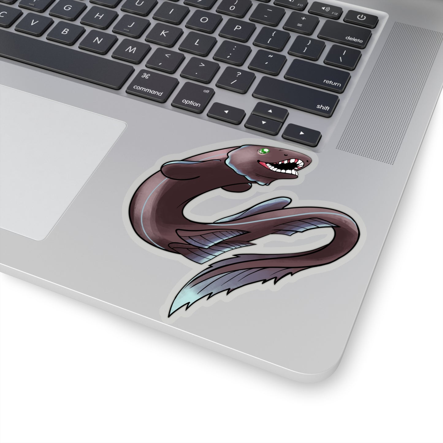 Frilled shark ocean marine sea animal Kiss-Cut Sticker