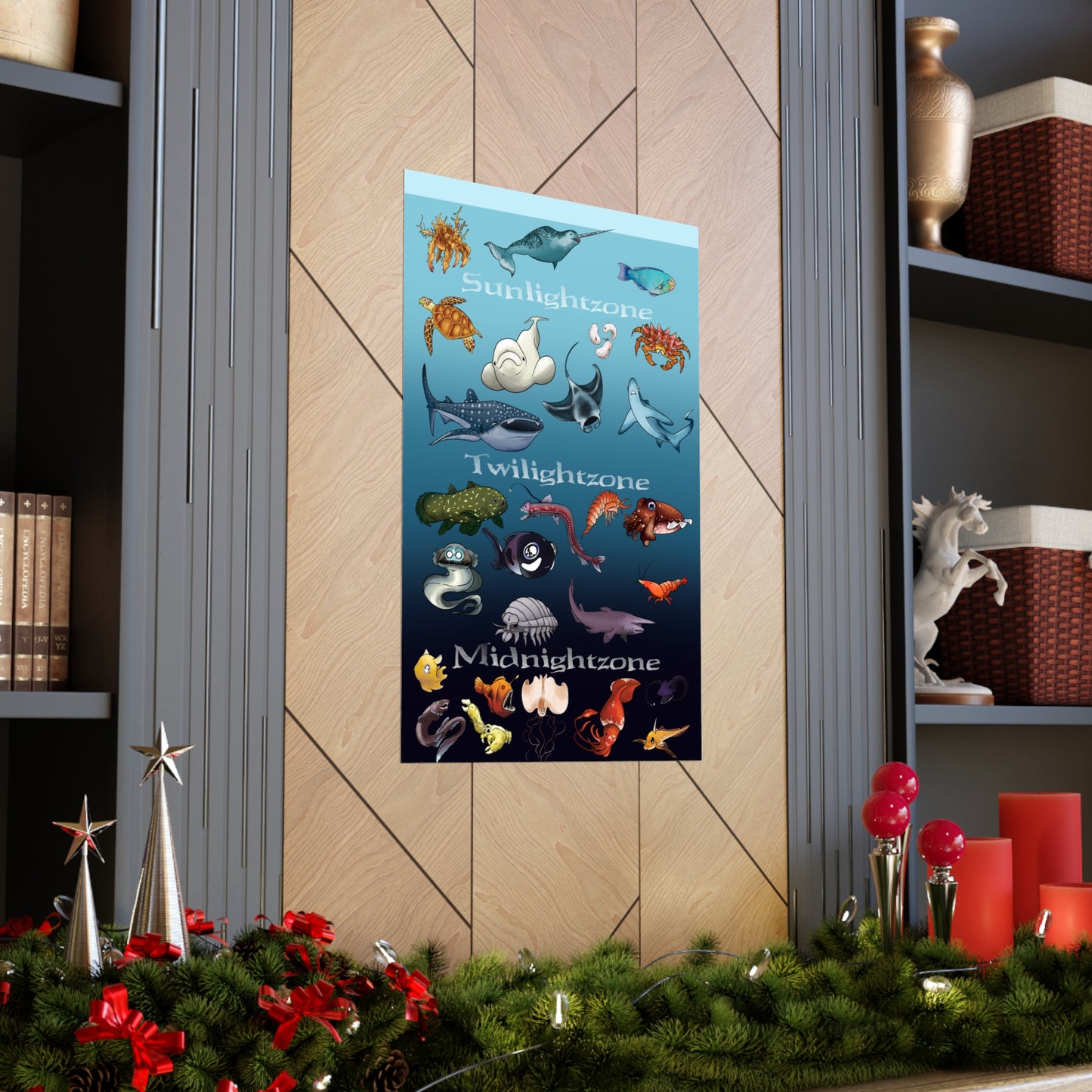 Ocean Zones Premium Matte Vertical Posters