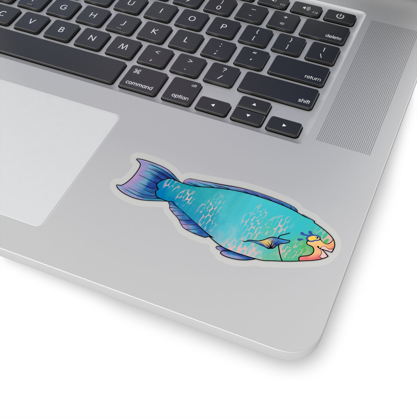 Parrot fish Tropical fish ocean marine animal Kiss-Cut Sticker