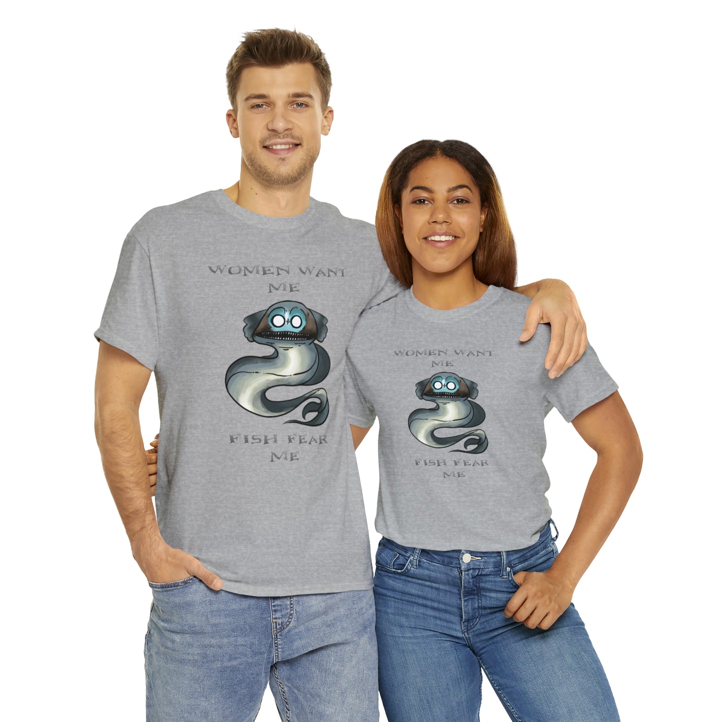 Telescope Fish Women want me fish fear me Unisex T-shirt