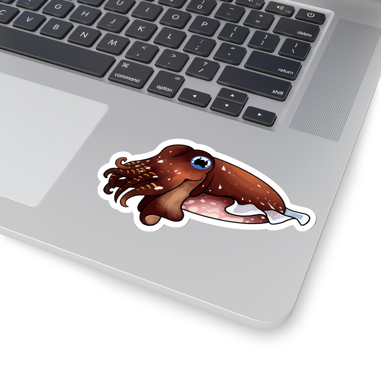 cuttlefish cephlopod fish deep sea ocean marine animal Kiss-Cut Sticker