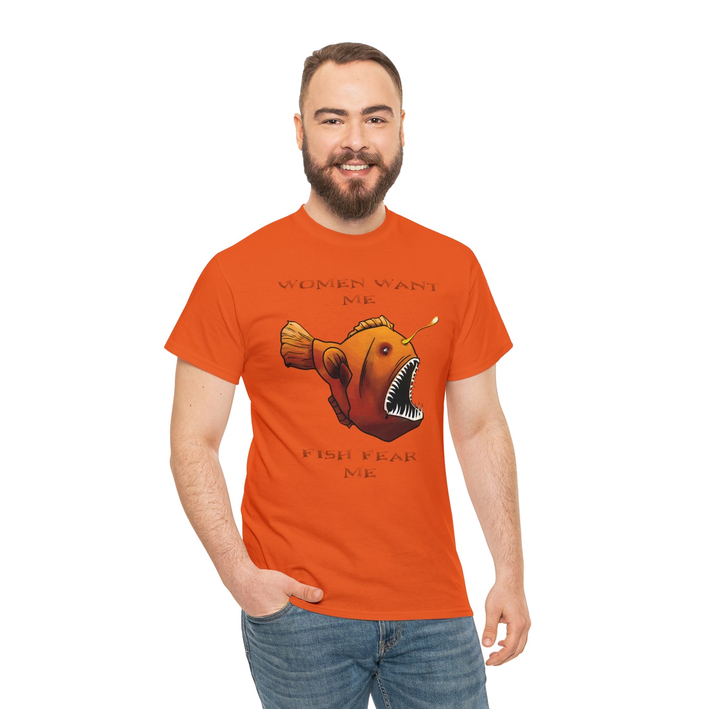 Angler fish Women want me fish fear me Unisex T-shirt