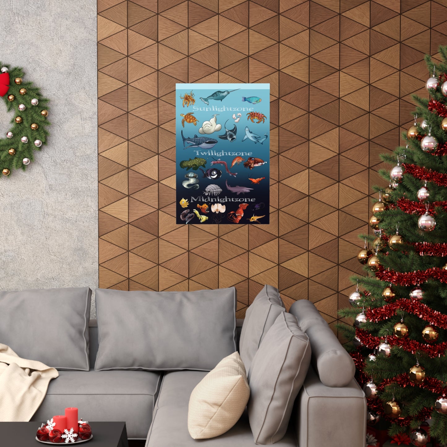 Ocean Zones Premium Matte Vertical Posters