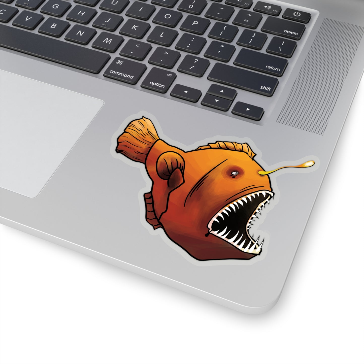 Angler fish deep sea midnight zone marine animal Kiss-Cut Sticker