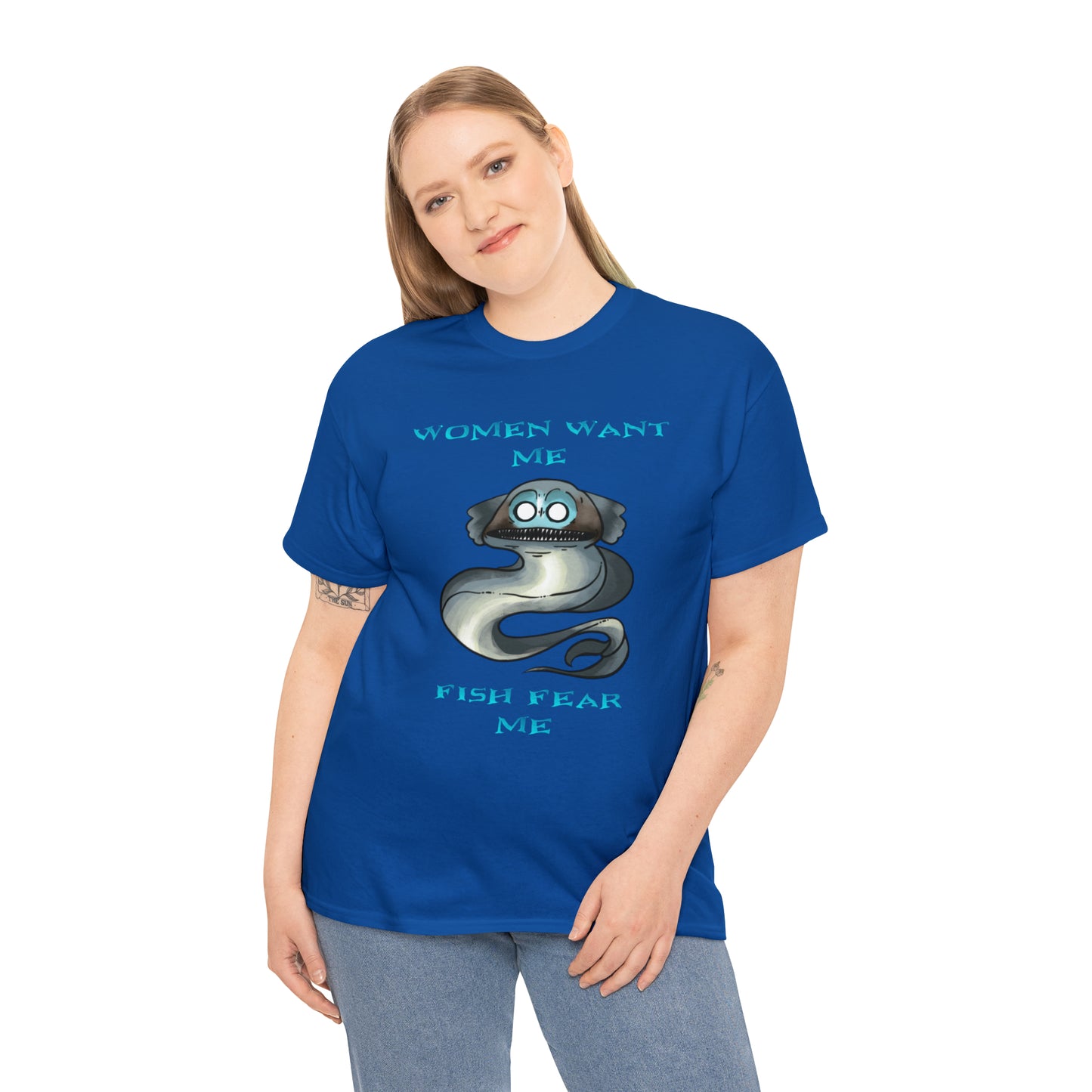 Telescope Fish Women want me fish fear me Unisex T-shirt