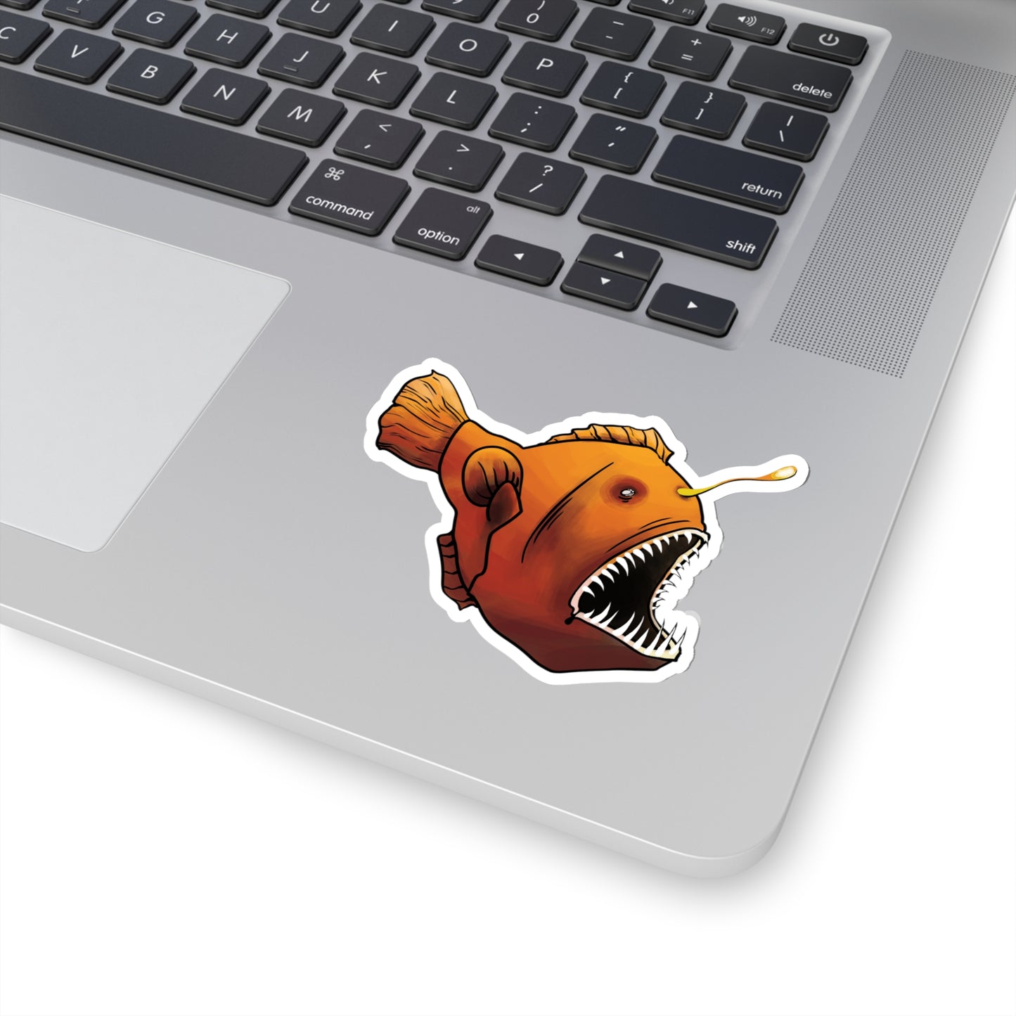 Angler fish deep sea midnight zone marine animal Kiss-Cut Sticker