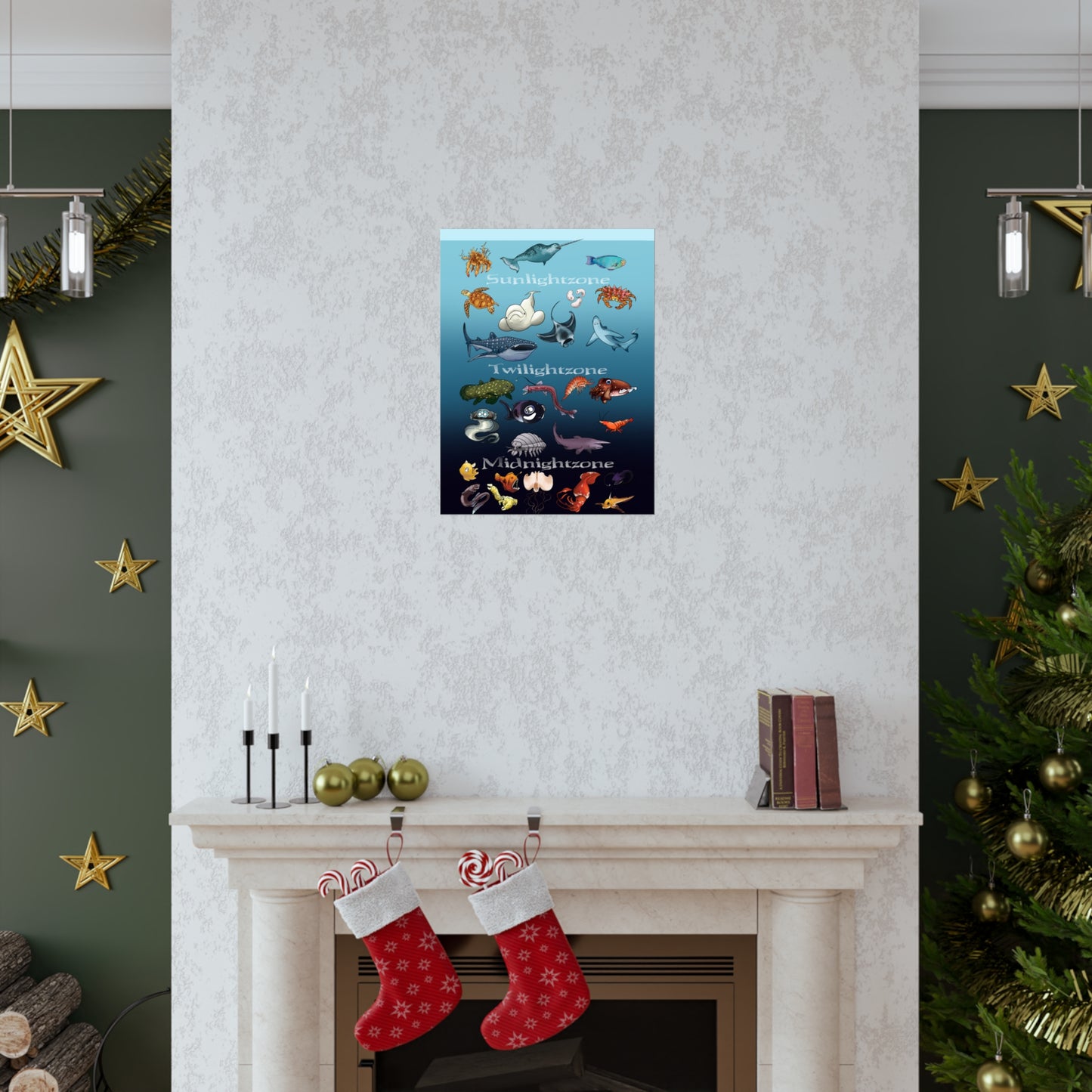 Ocean Zones Premium Matte Vertical Posters