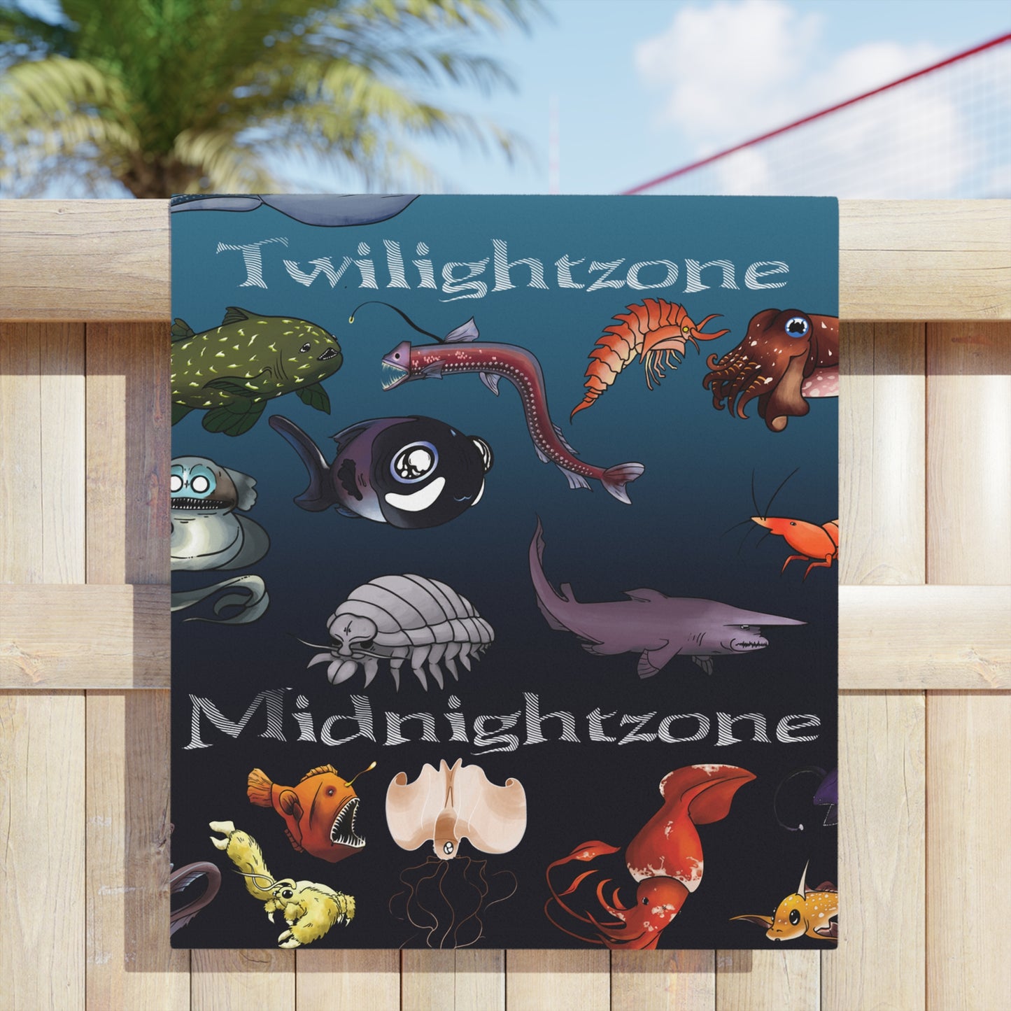 Ocean Zones Beach Towels