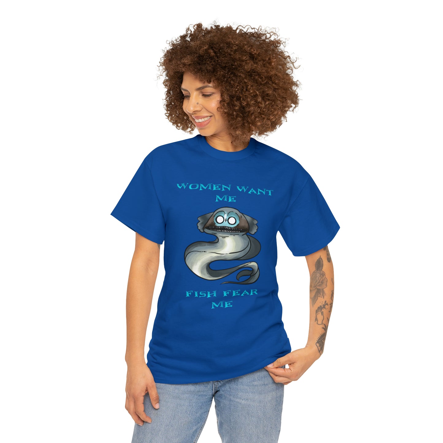 Telescope Fish Women want me fish fear me Unisex T-shirt